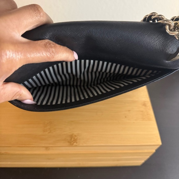 Kate Spade Black Crossbody Bag with Gold Chain - Picture 3 of 5